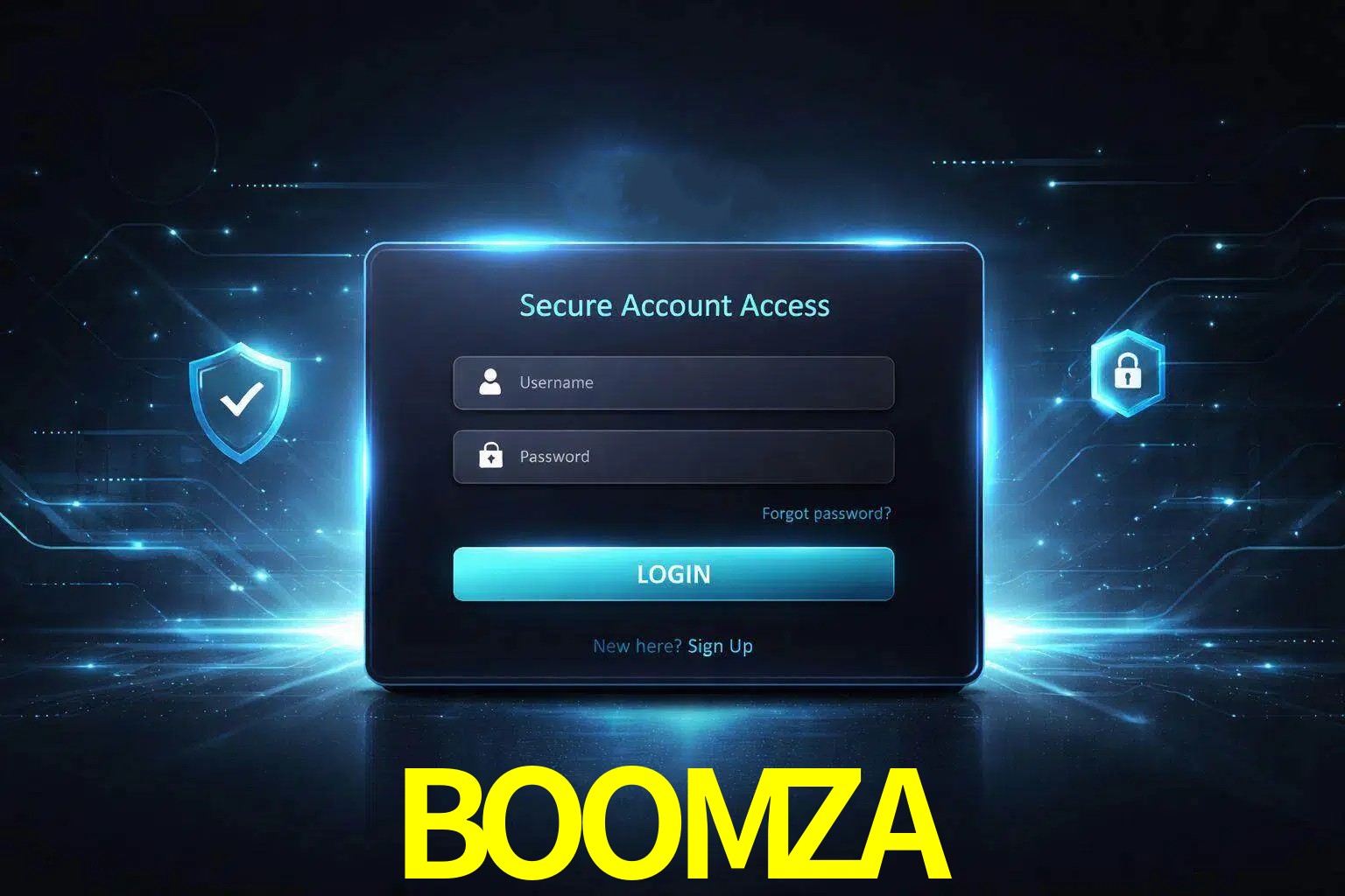 Pantalla de inicio de sesión de cuenta BOOMZA para usuarios en México